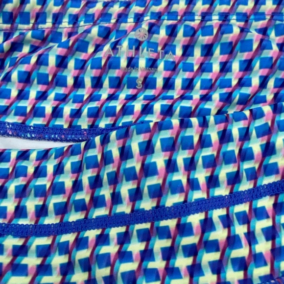 Athleta Vivid Sonar Ombré Capri Yoga Pants Leggings Size Small—Like New - Picture 2 of 9